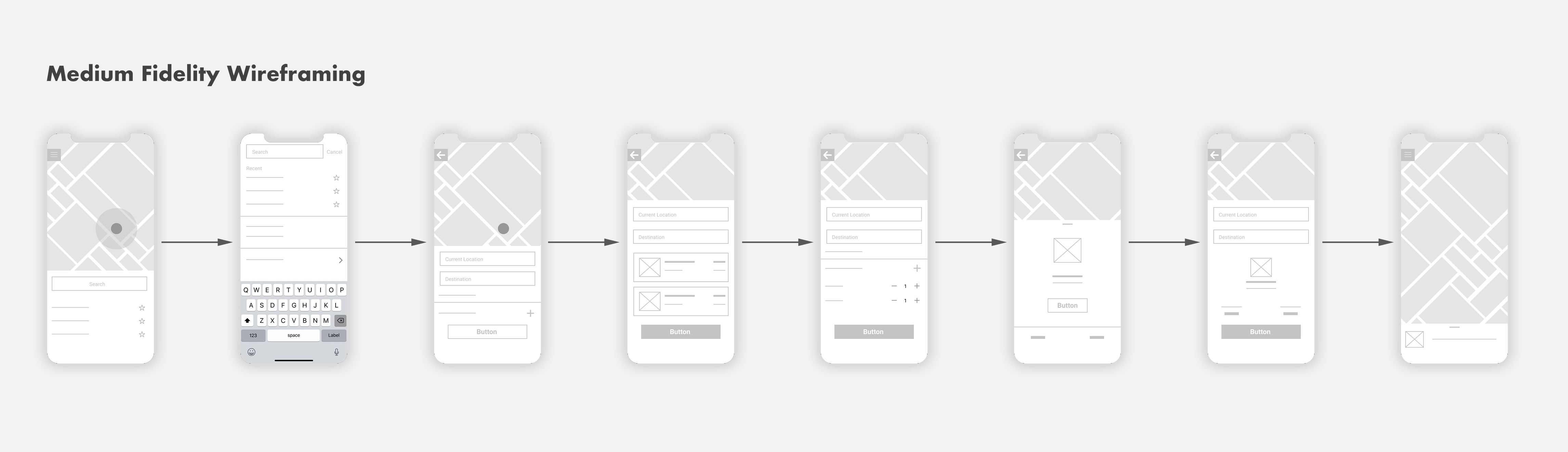 LittleLimo Wireframes 2