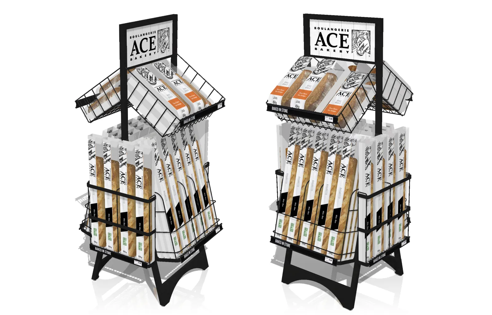 Ace Bakery display in store