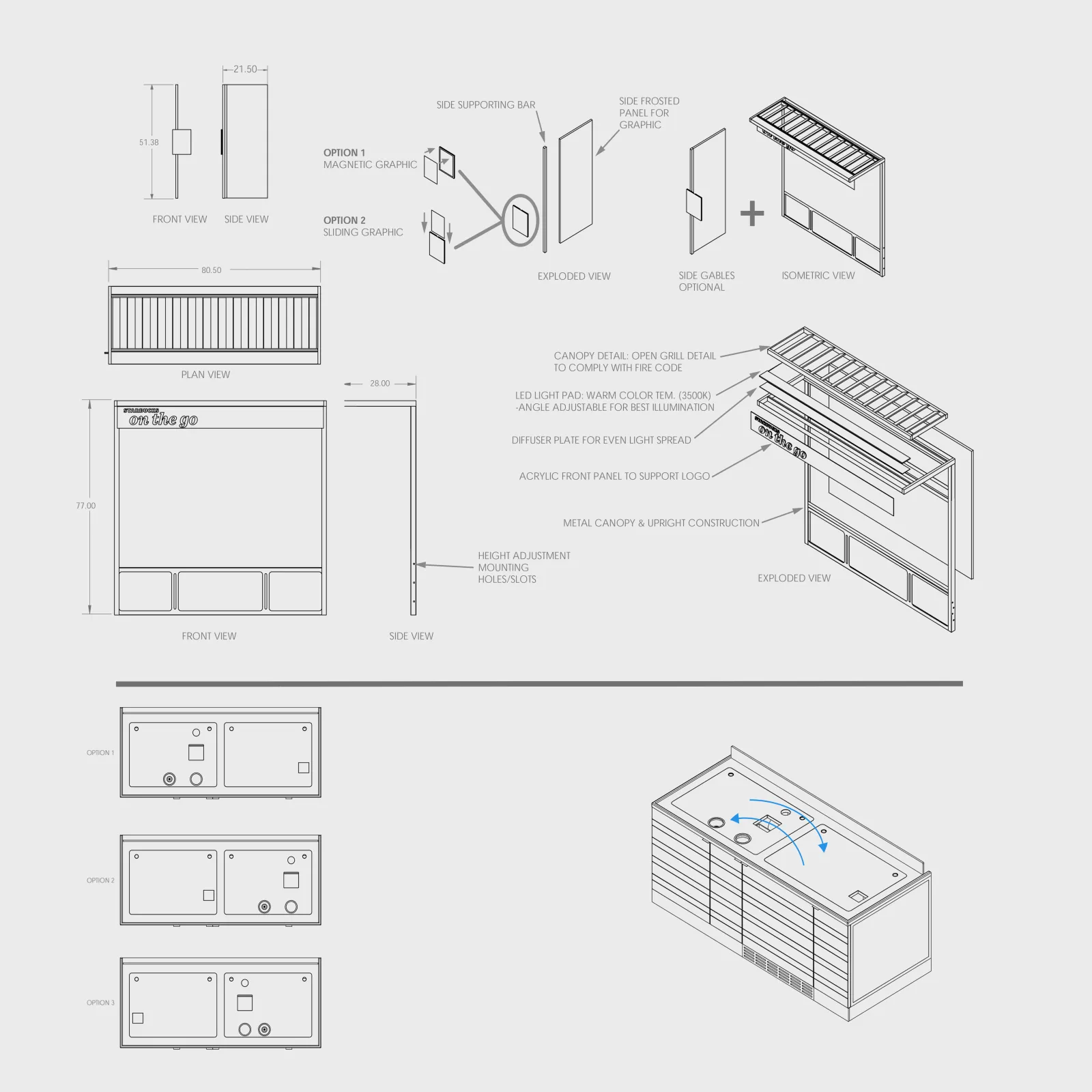 Starbucks kiosk installed